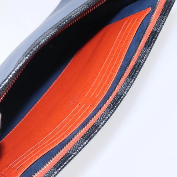 LOUIS VUITTON Epi Pochette Voyager MM Pouch Blue M62912 LV Auth 127163 - Picture 13 of 16